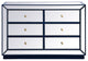 Elegant MF53017BL 48"Mirrored Cabinet, Blue
