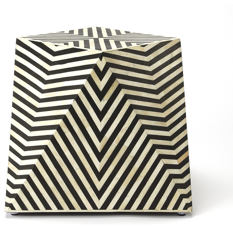 Butler Zanzibar Bone Inlay Accent Table