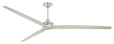 Fanimation Spitfire DC-KIT-96 Spitfire DC 96" 3 Blade Indoor / - Brushed Nickel