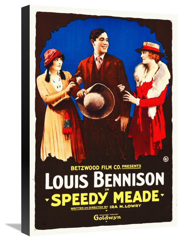 "Speedy Meade" Stretched Canvas Giclee by Hollywood Photo Archive, 16"x24"