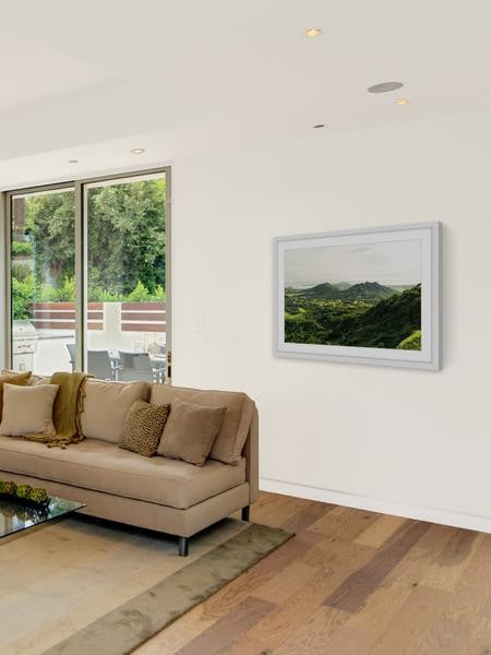 "Green Scenery" Framed Painting Print, 24"x16"