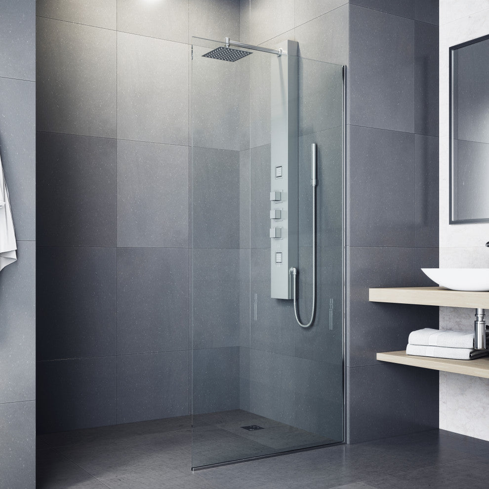 VIGO Rector 2-Jet Shower Panel with Shower Head, Stainless Steel