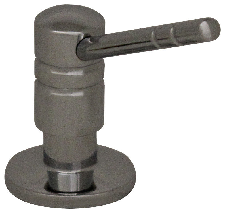 Discovery Solid Brass Soap, Lotion Dispenser, Polished Chrome