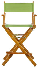 024" Director's Chair Honey Oak Frame-Lime Green Canvas
