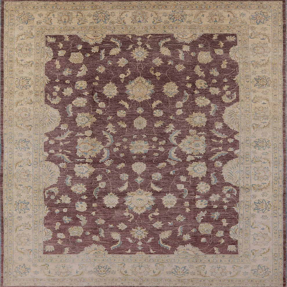 Ahgly Company Indoor Square Mid-Century Modern Area Rugs, 7' Square