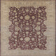 Ahgly Company Indoor Square Mid-Century Modern Area Rugs, 7' Square