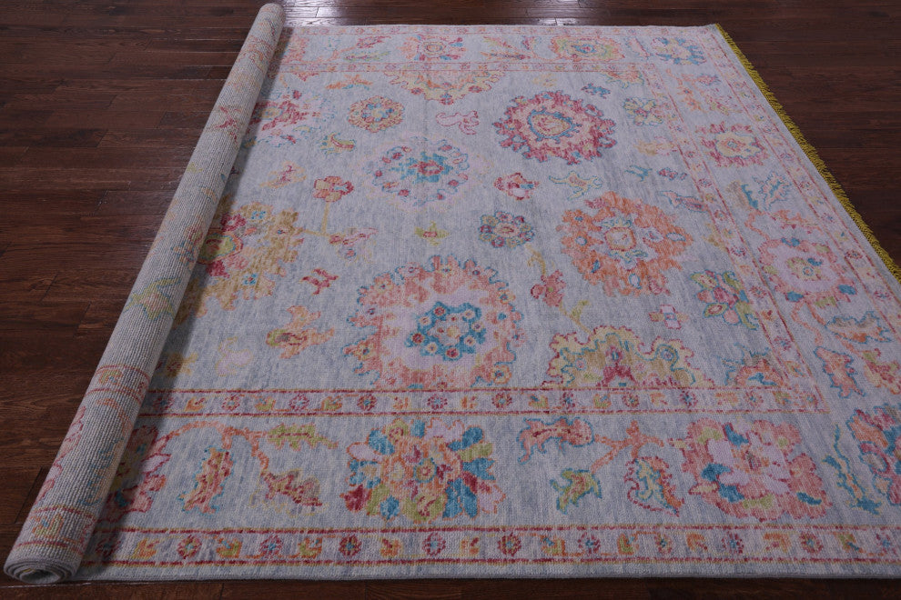 8' 5" X 10' 5" Turkish Oushak Handmade Wool Rug - Q14844