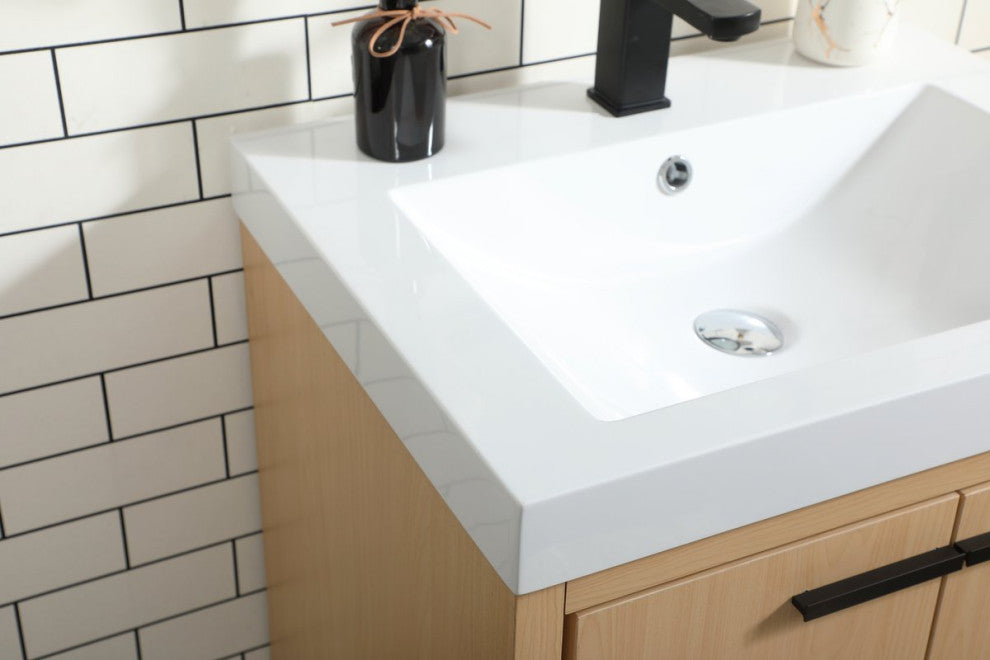 Walker 24" Single Bathroom Vanity, Maple