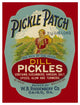 "Pickle Patch Dill Pickles" Digital Paper Print by Retrolabel, 29"x38"