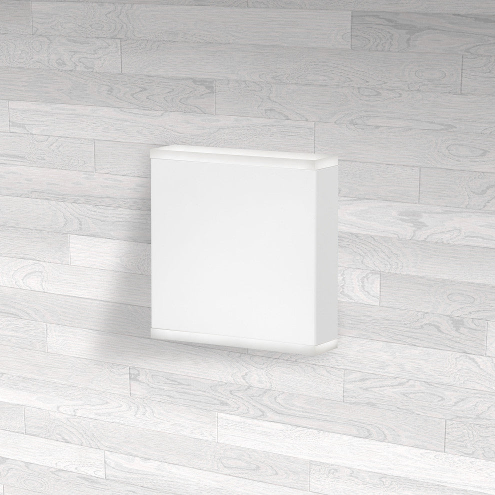 15W Wall Sconce, Matte White