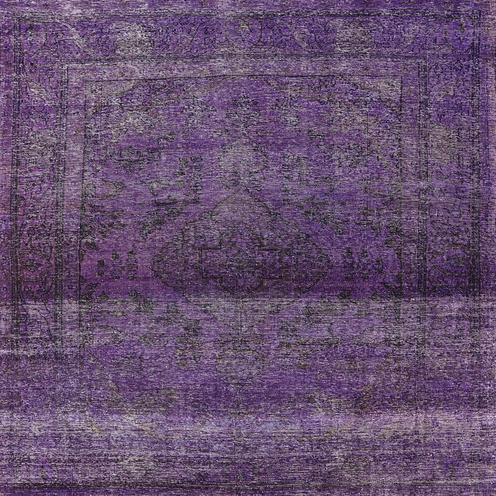 Ahgly Company Indoor Square Mid-Century Modern Area Rugs, 4' Square