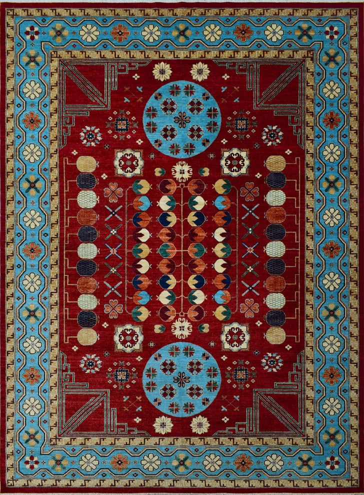 Aria Fine Chobi Roselyn Red Rug 9''11"x13''8"