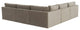 Willow Taupe Modular L Sectional