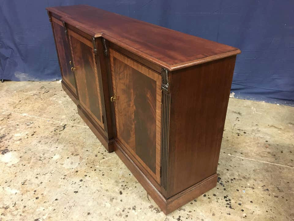 Mahogany Traditional Three Door Buffet by Leighton Hall