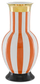 De Luca Coral Stripe Large Vase