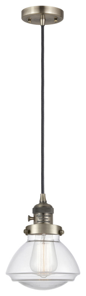 INNOVATIONS 201CSW-AB-G322-LED 1-Light Mini Pendant Antique Brass