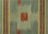 Winchester Kilim Chipo Gray/Rust Rug, 5'0x6'6