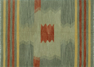 Winchester Kilim Chipo Gray/Rust Rug, 5'0x6'6