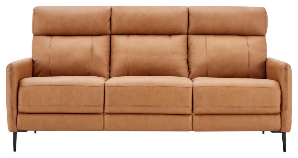 Huxley Leather Sofa Tan