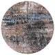 Ahgly Company Indoor Round Mid-Century Modern Area Rugs, 8' Round