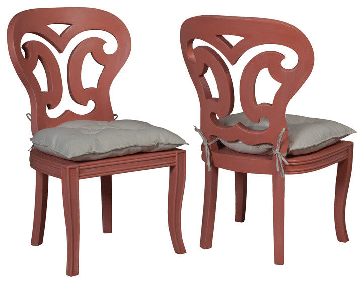 Guild Master 694510P Artifacts Side Chairs In Manor Melon