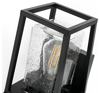 Home Living 6" Outdoor Wall Sconce, Black