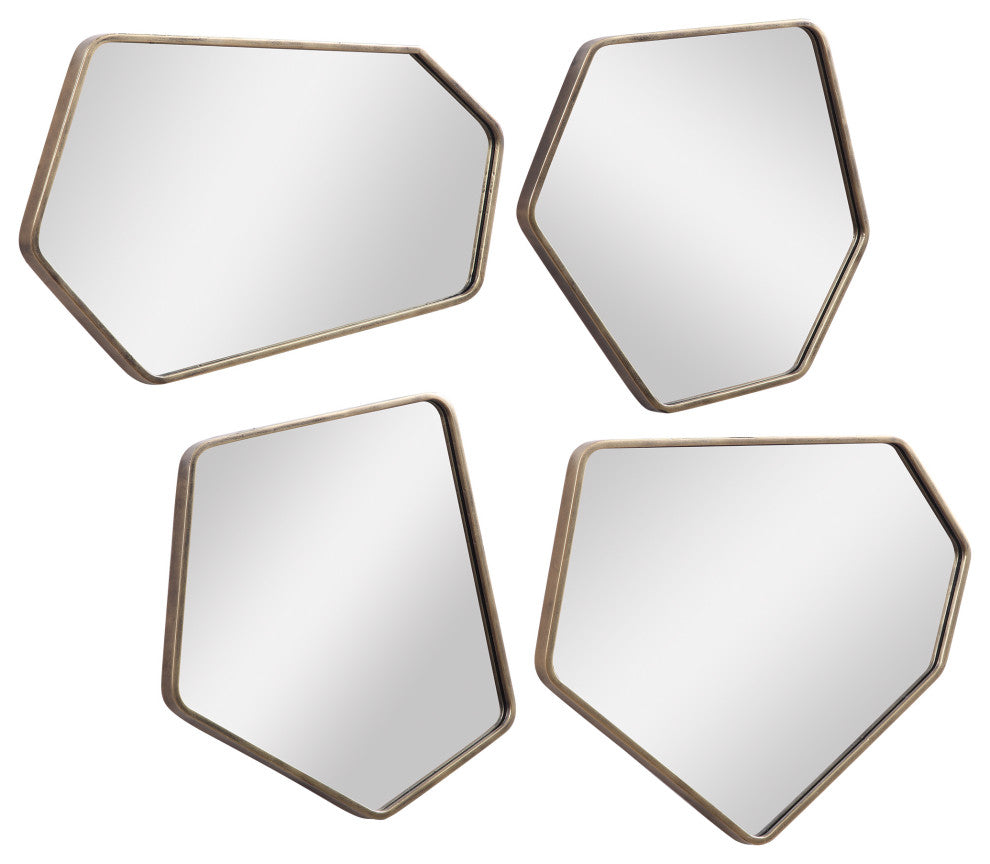 Uttermost Linneah Modern Mirrors, 4-Piece Set