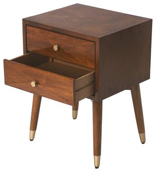 Butler Zelda Olive Ash Burl Nightstand