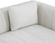Lucia Beige Linen Textured Fabric Chair, Cream, Sofa