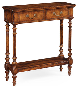 Narrow Walnut Console, Small