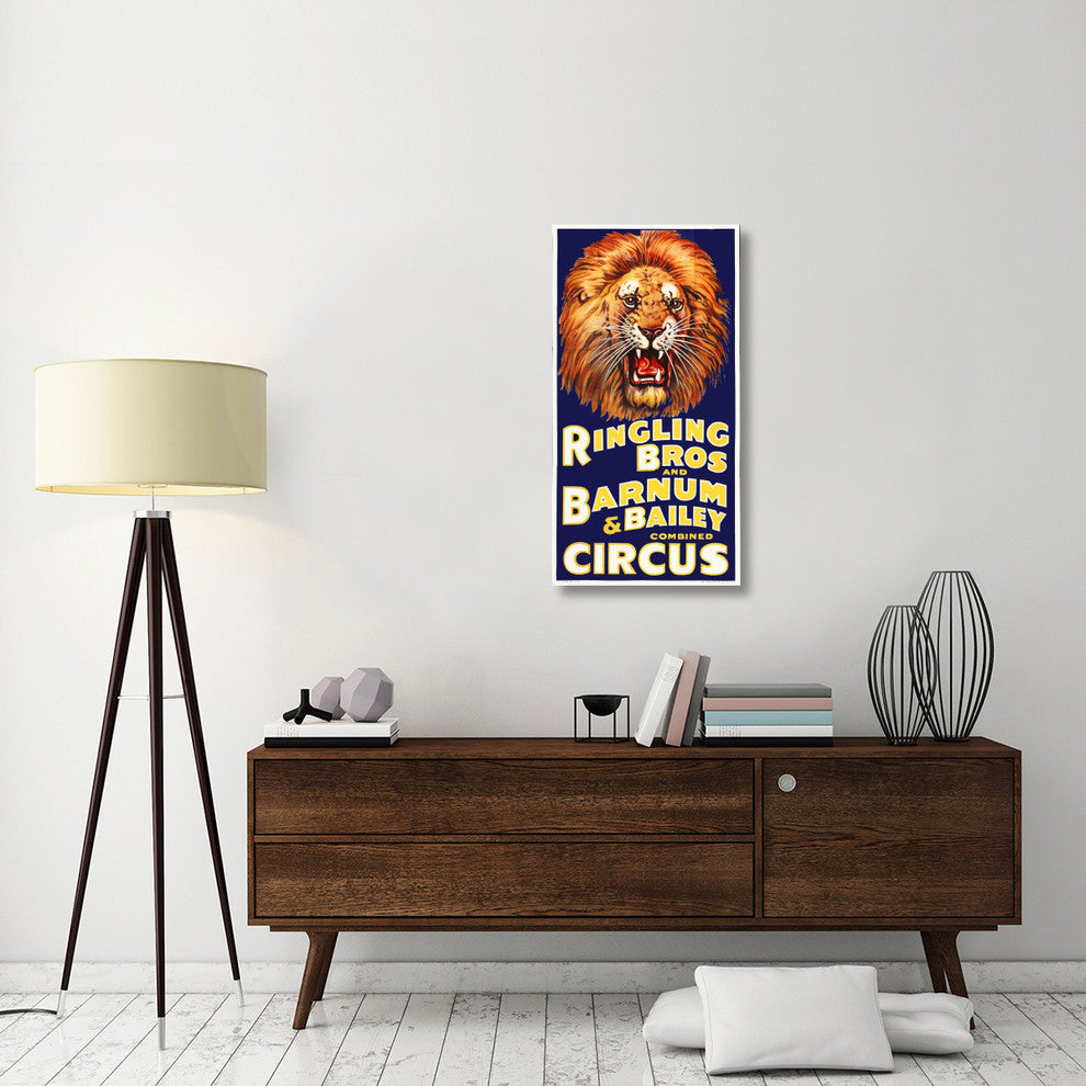 "Ringling Bros" Stretched Canvas Giclee by Hollywood Photo Archive, 21x40"