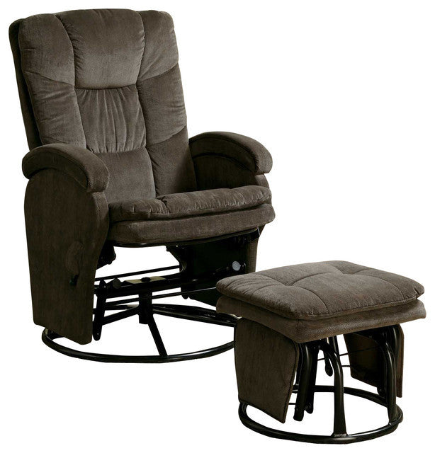 Reclining Glider and Ottoman