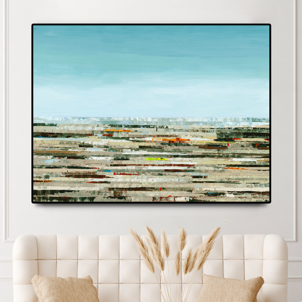 "Gradiation" Oversized Framed Canvas, 60" x 40"