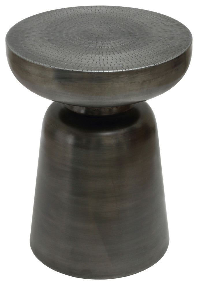 Arthur Accent Table Antique Zinc