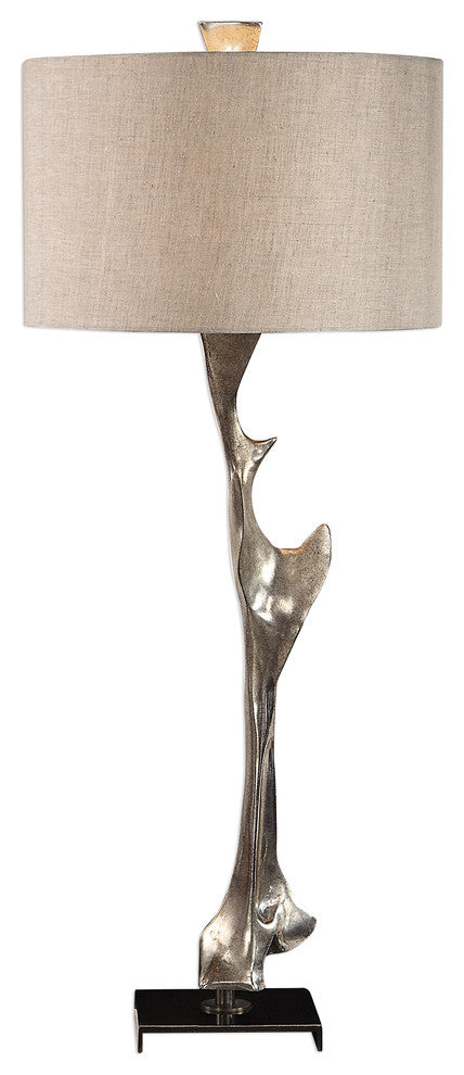 Uttermost Ophion Modern Silver Table Lamp