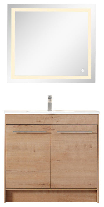 Jenny Oak Natural Vanity Kit, 36" Wide