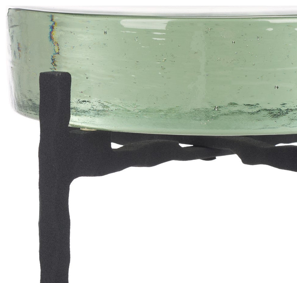 Safavieh Couture Kathaleen Cast Glass Drink Table
