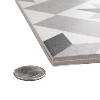 Vintage Star Grey Porcelain Floor and Wall Tile