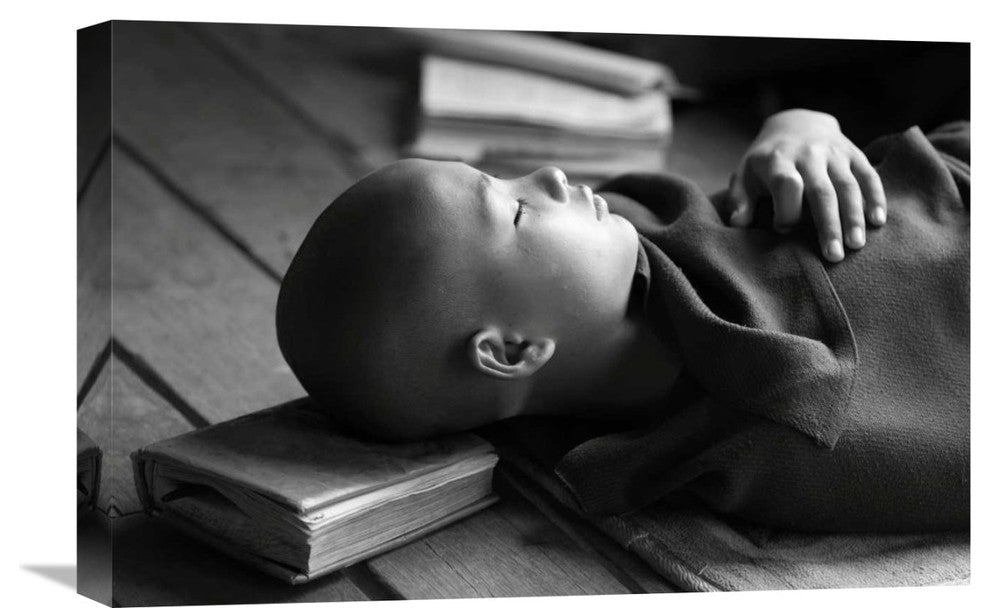 "Sleeping Buddha" Stretched Canvas Giclee by Walde Jansky, 22x15"