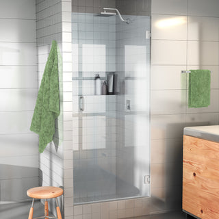 78x28.375-28.75" Frameless Shower Door, Enduroshield Technology, Polished Chrome