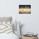 Golden Mist on Waples Pond Landscape Photo Unframed Wall Art Print, 12" X 16"
