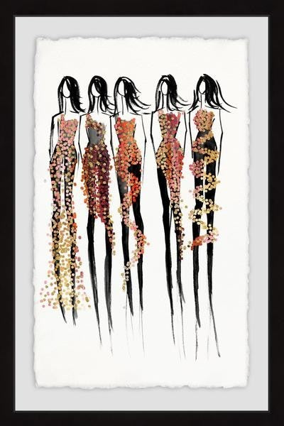 "Glitz & Glam" Framed Painting Print, 16"x24"