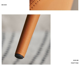 Nordic Design Leisure Backrest Dining Chair, Beige