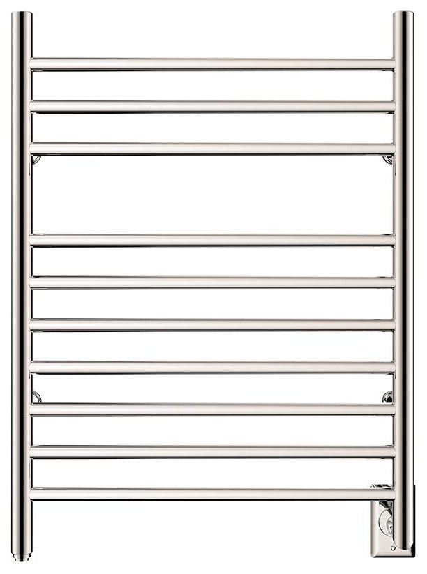 Heatgene Wall Mounted 10 Bar Hardwired Towel Warmer, Mirror Polish