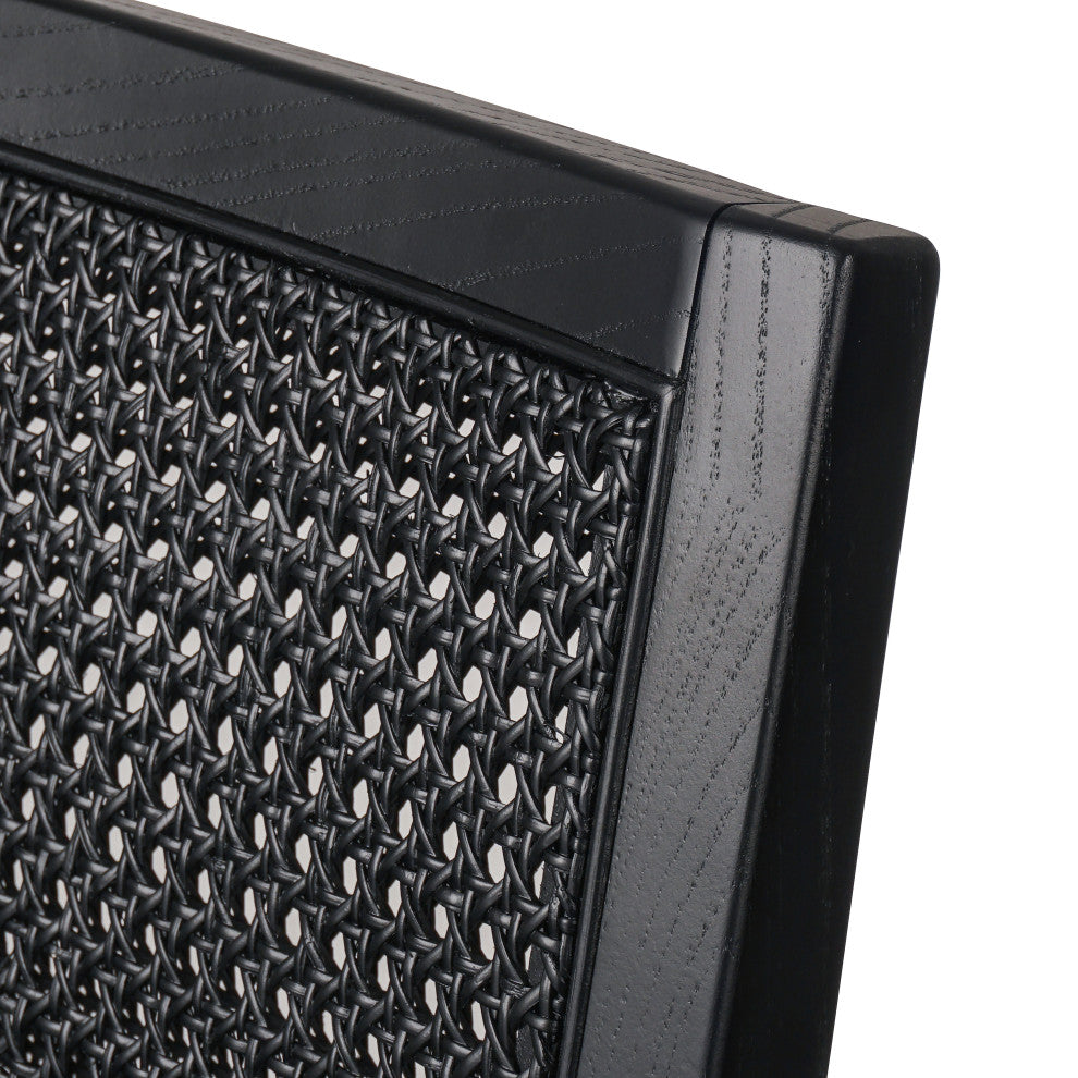Antonia Armless Dining Stool-Black-Bar