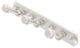 Pipeline 3 Position Multi Hook, Satin Nickel