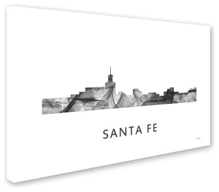 Marlene Watson 'Santa Fe New Mexico Skyline' Canvas Art, 32x22