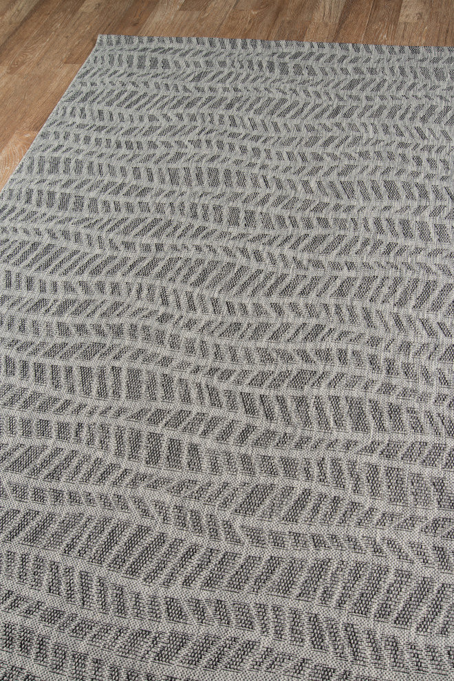 Novogratz by Momeni Villa Emilia Grey Indoor Outdoor Rug 2' X 6' Runner