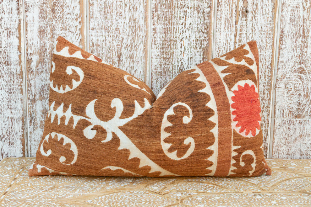 Llida Thuja Suzani Lumbar Pillow