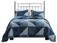 Woolrich Olsen Olsen 3 Piece Oversized Cotton Quilt Set, Blue